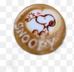 Coffee Snoopy Capuccino - Best Coffee Foam Art Emoji,Latte Emoji