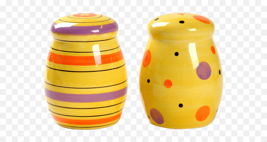 Decorative Shaker - Earthenware Emoji,Salt Shaker Emoji