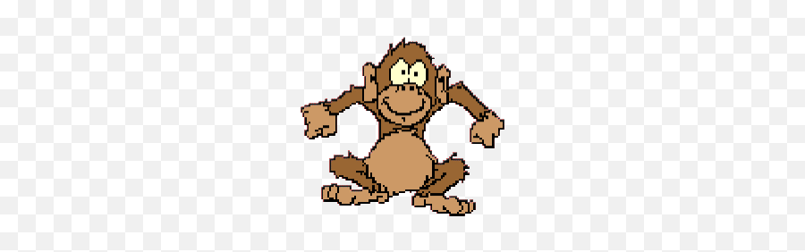 Top Monkey 3 Stickers For Android Ios - Animated Monkey Cartoon Gif Emoji,3 Monkeys Emoji