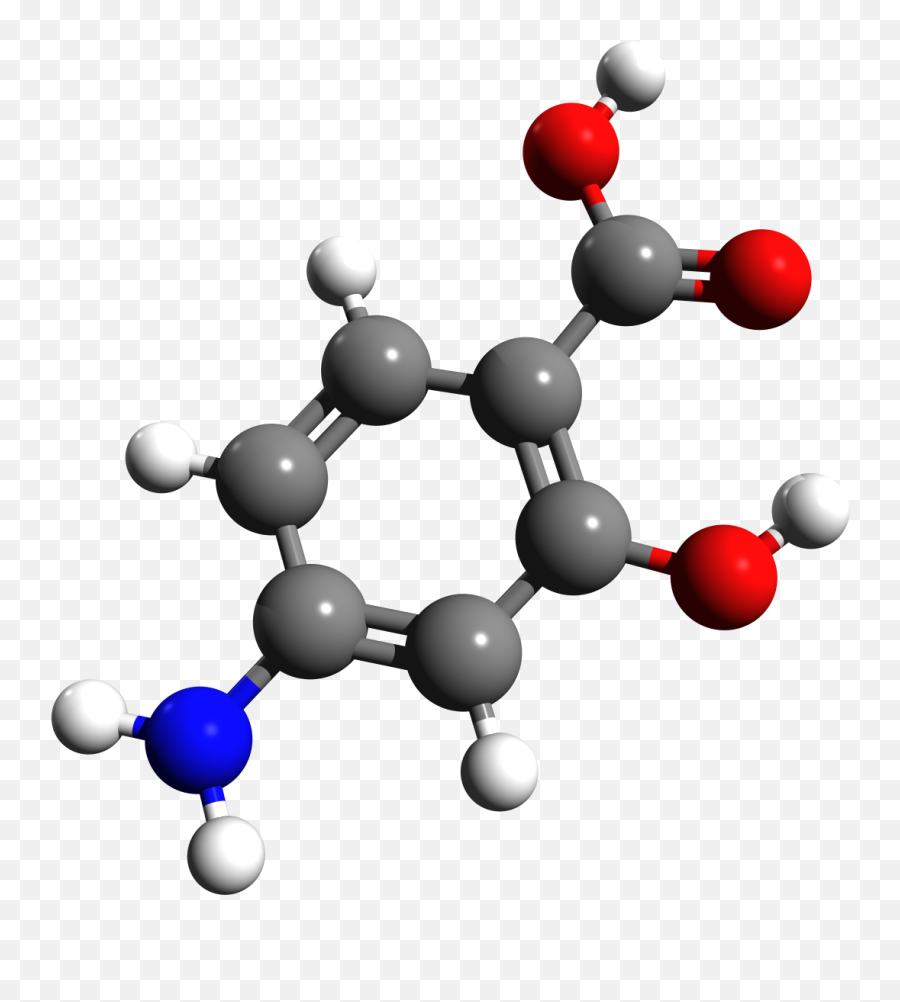 Aminosalicylic Acid 3d Structure - P Aminosalicylic Acid 8g Emoji,Acid Emoji