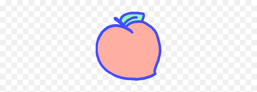 Top Peach U 0001 F 351 U 0001 F 351 Stickers For Android - Peach Aesthetic Gif Png Emoji,Peach Emoji Transparent