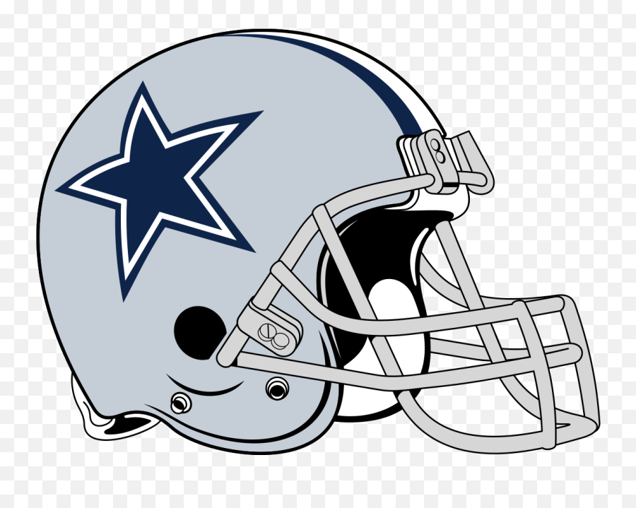 Helmet Clipart Dallas Cowboy Helmet - Dallas Cowboys Helmet Logo Emoji,Steelers Emoji Keyboard