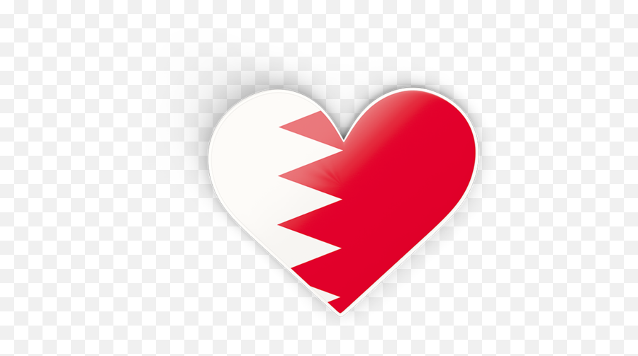 Bahrain Flag Heart Png Clipart - Heart Emoji,Peru Flag Emoji