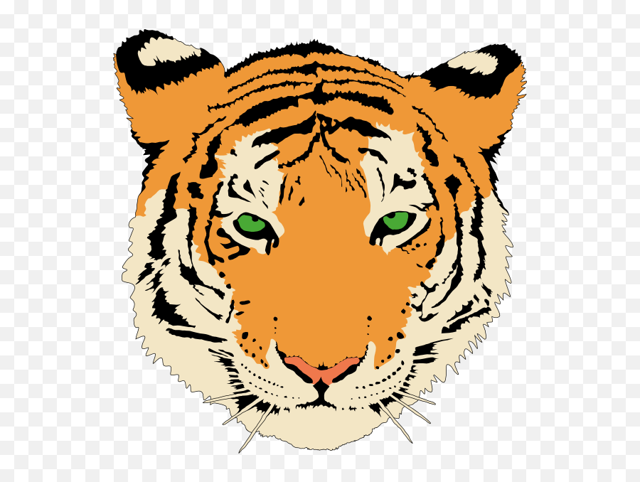 Tiger Cartoon Drawing - Tiger Head Clip Art Emoji,Tony The Tiger Emoji