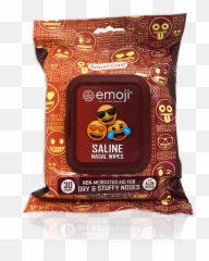 Smart Care Emoji Saline Nasal Wipes 30 - Chocolate Bar,30 Emoji