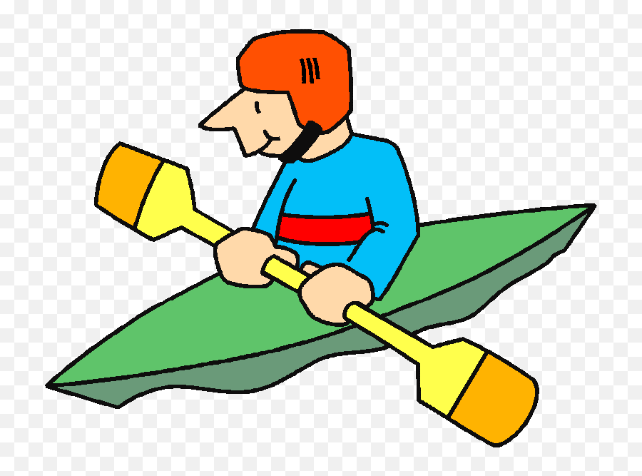 Kayaking Clipart Paddles Kayaking - Animated Transparent Kayak Emoji,Paddle Board Emoji