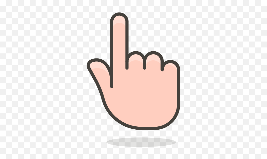 Backhand Index Pointing Up Free Icon - Indice Png Emoji,Pointing Emoji Text