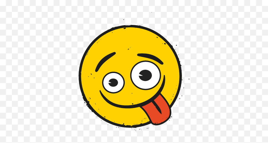 Dizzy Face With Tongue - Smiley Emoji,Dizzy Face Emoticon