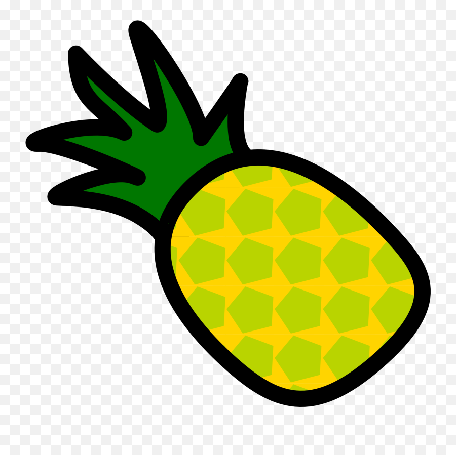 Pineapple Vector Free Clipart Images - Clipartix Pineapple Clipart Without Background Emoji,Pineapple Emoji