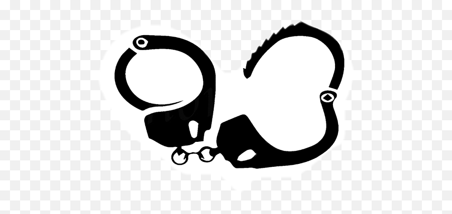 Ftestickers Handcuffs Cuffs Handcuff Police - Hand Cuffs Stencil Emoji,Handcuff Emoji
