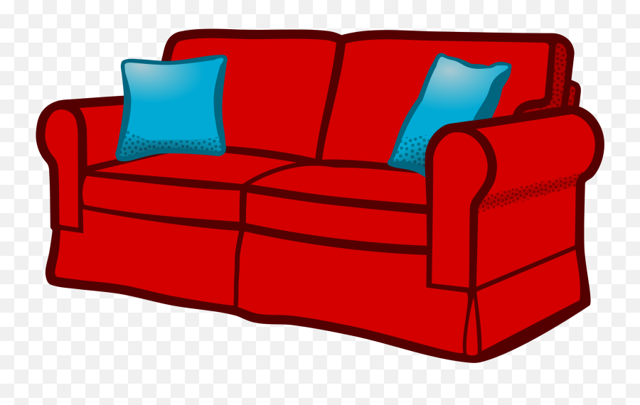 Couple On Couch Clipart - Sofa Clipart Png Emoji,Sofa Emoji