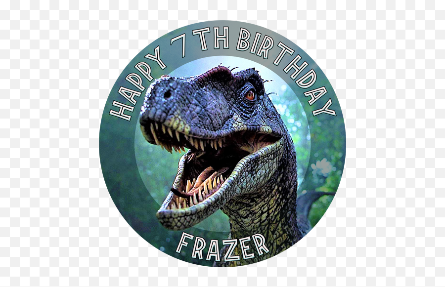 Edible Cake Toppers And Cupcake Toppers - Jurassic Park 3 Raptor Emoji,Velociraptor Emoji