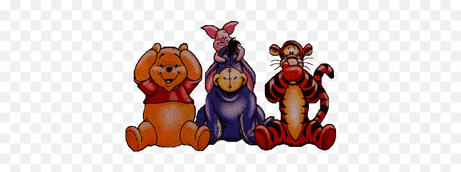 Winnie The Pooh Disney Graphics Winnie The Pooh Friends - Winnie The Pooh Horen Zien En Zwijgen Emoji,See No Evil Monkey Emoji