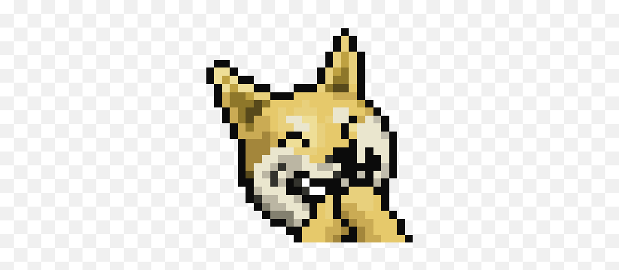 Lihkg Dog - Whatsticker Peace Sign Pixel Art Emoji,Dog Emoji Iphone