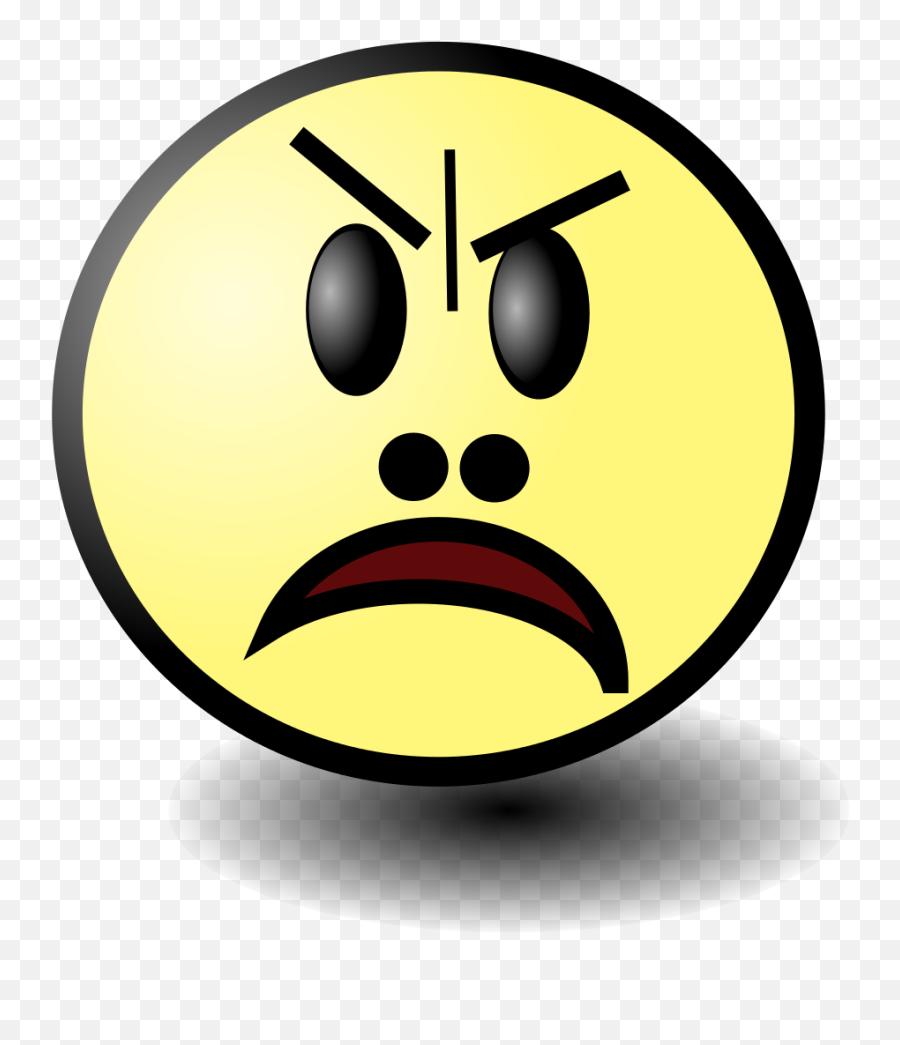 Att - Clipart Detest Emoji,Frown Emoticon