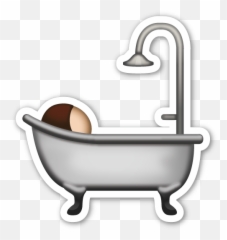 Bath - Bathtub Emoji Png,Toilet Emoji