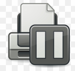 Download Free Png Printer Paused Icon - Icon Emoji,Printer Emoji