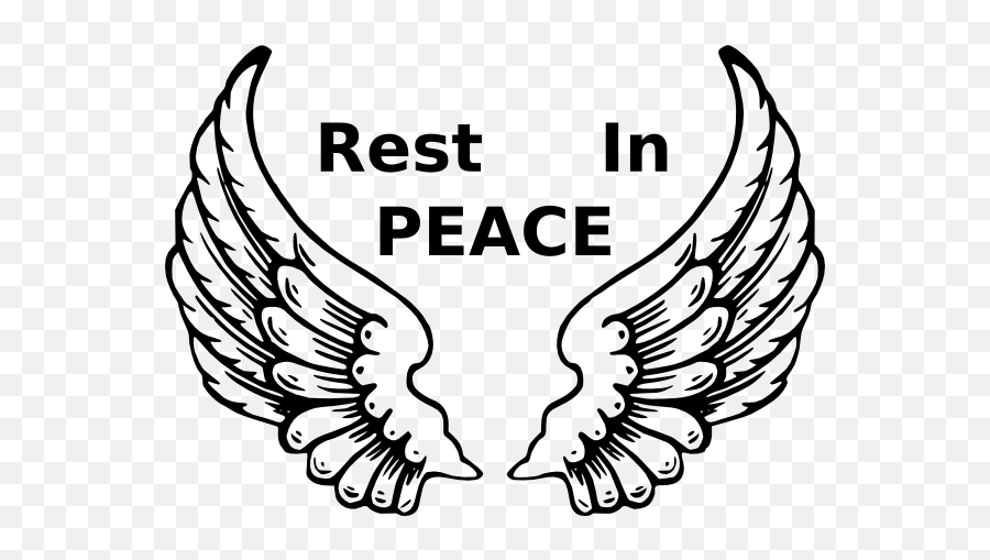 White Dove Clipart Rest In Peace - Rest In Peace Art Emoji,Rest In Peace Emoji