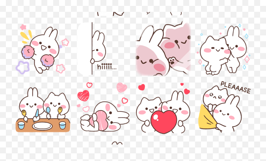 Happy Mimi And Neko - Mimi And Neko Stickers Emoji,Neko Emoji