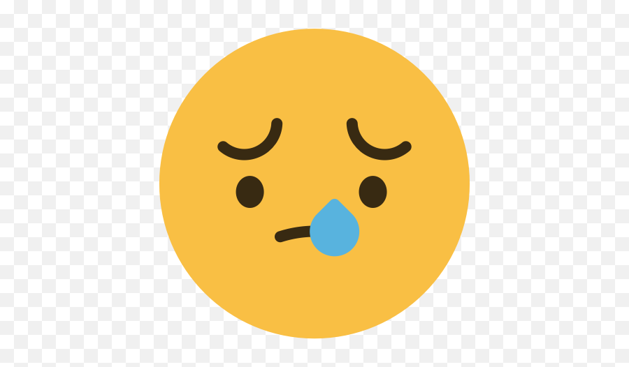 Emoji Emotion Face Feeling Sick Icon - Circle,Emoji 39