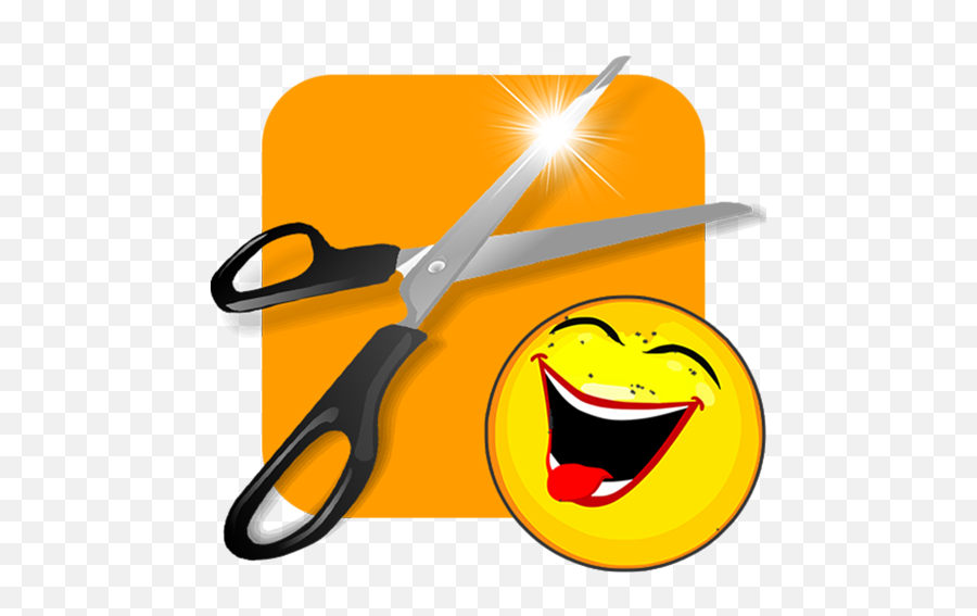 Scissors Sounds Prank Hd - Laughing Emoji,Scissors Emoticon
