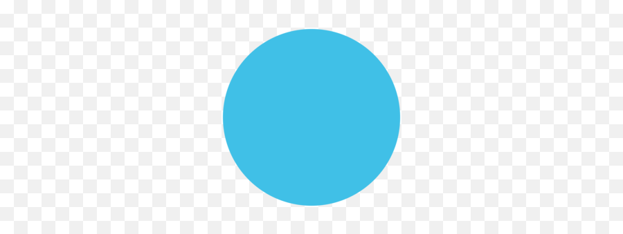 Record Button Emoji - Light Blue Bullet Point,Record Emoji