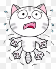 Lucky Cat 2 Stickers For Whatsapp - Cartoon Emoji
