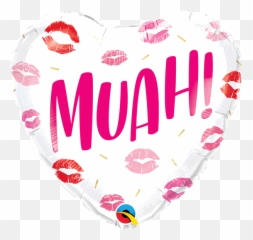 Heart Foil Balloon - Qualatex Emoji