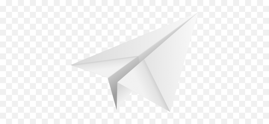 Paper Aeroplane Vector Icon - White Paper Plane Vector Png Emoji,Plane Paper Emoji