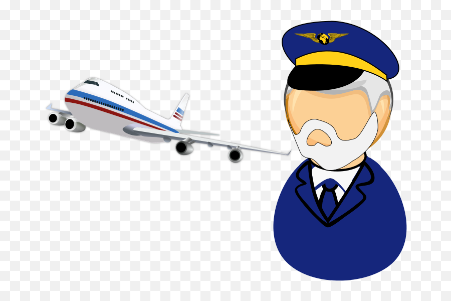 Download Free Png Airline Captain Pilot - Dlpngcom Airplane Pilot Clip Art Emoji,Plane Emoji