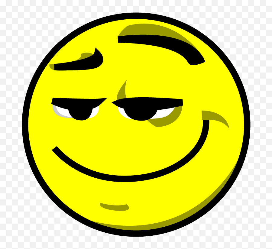 Download Hd Laughing Smiley Face Emoticon - Smug Emoji Something Awful,Smug Emoji