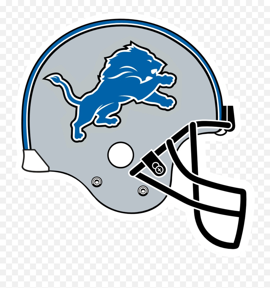 Lions Football Helmet Clipart - Transparent Carolina Panthers Logo Emoji,Football Helmet Emoji