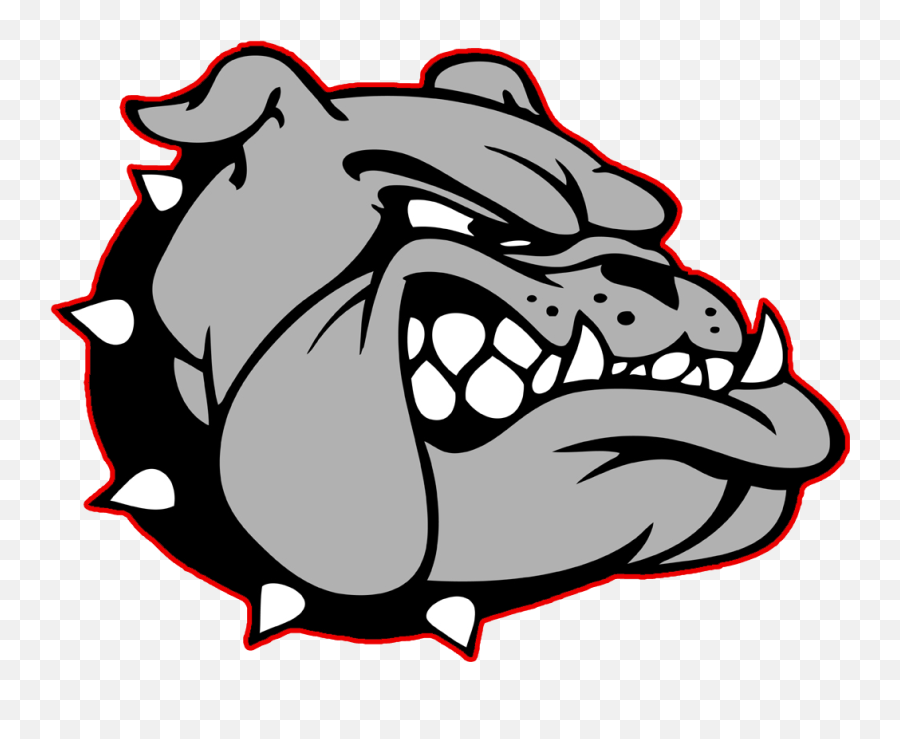 Pitbull Dog Drawing Face Pitbull Dog Face Drawing - Clip Art White Hall Bulldogs Logo Emoji,Pitbull Emoji