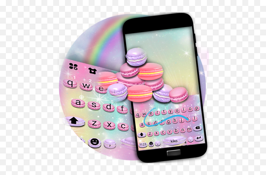 Download Sweet Macarons Keyboard Theme Android Apk Free - Smartphone Emoji,Emoji For Kika