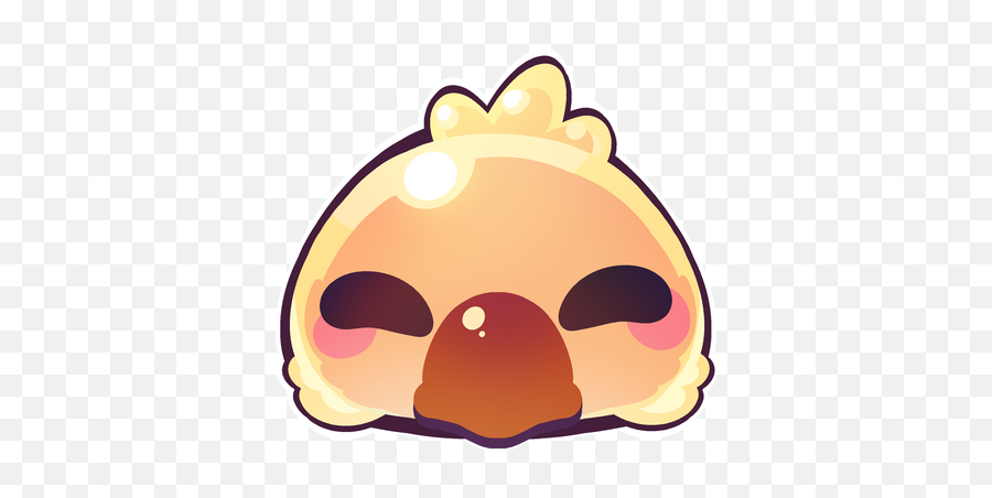 Fat Chocobo Emoji - Final Fantasy Emoji Discord,Ffxiv Emoji