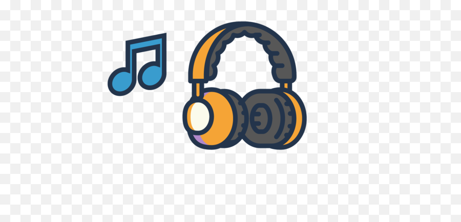 Headphones Clipart Cute Headphones - Cute Headphones Clipart Emoji,Headphone Emoji