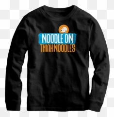 Noodle On Puppy Long Sleeve Tee Shirt - Long Sleeve Emoji,Emoji Long Sleeve Shirt