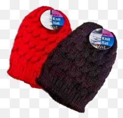 Winter - Hats Girls Cable Knit Pull Toque Emoji