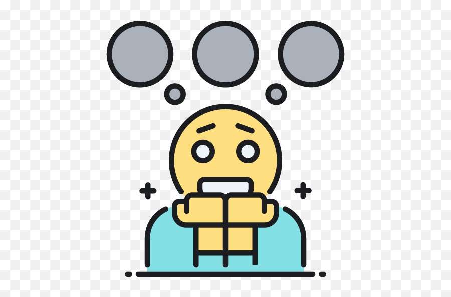 Fear Clipart Anxiety Disorder Fear Anxiety Disorder - Compulsion Ocd Clipart Emoji,Panicked Emoji