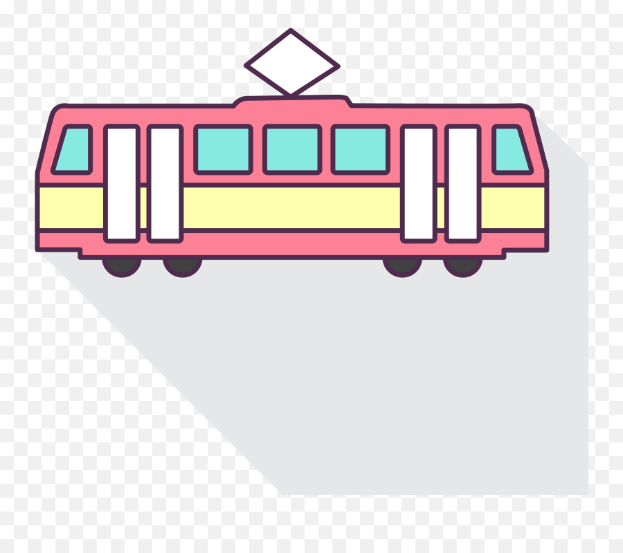 Train Passenger Car Clipart Graphic - Horizontal Emoji,Train Emoji Transparent