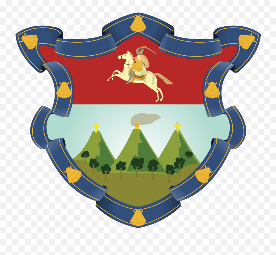 Escudo De Armas De Sacatepéquez - Escudo De Antigua Guatemala Emoji,Guatemalan Flag Emoji