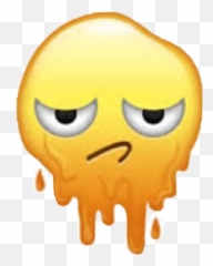 Bored Melting Freetoedit - Smiley Emoji