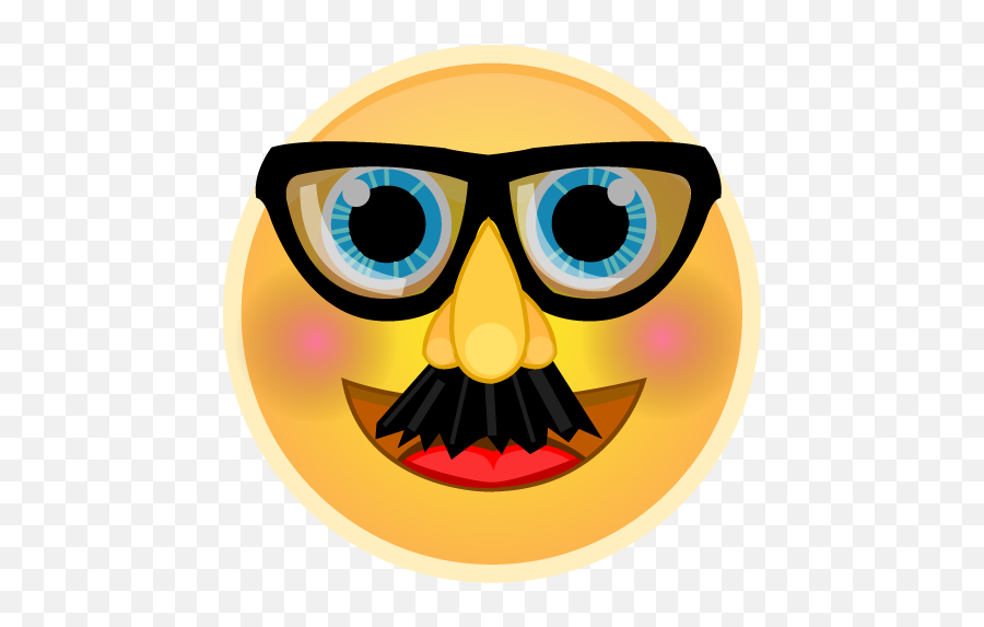 Incognito Emoji - Clip Art,Mustache Emoji
