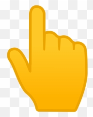 Backhand Index Pointing Up Free Icon Of Noto Emoji People - Finger