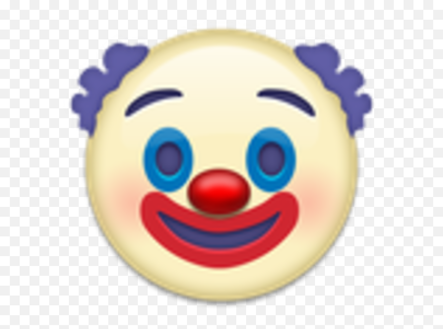Download Hd Scary Clown H - Emoticon Pagliaccio Emoji,Scary Emoji