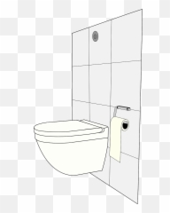 Toilet Restroom Bathroom Public - Wc Csésze Falra Rögzítése Emoji