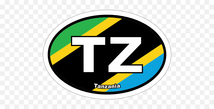 Tanzania Tz Flag Oval Magnet - Circle Emoji,Tanzania Flag Emoji