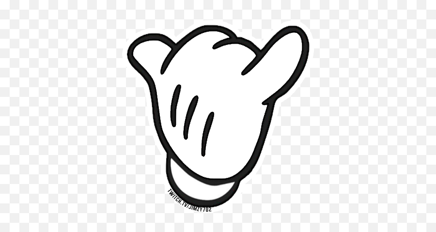 Shaka Vector Emoji Picture - Mickey Mouse Hand Signs,Shaka Emoji Download