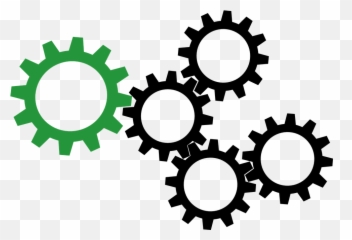 Gears Clipart Interlocked Gears - Gear Wheels Clipart Emoji,Gears Emoji