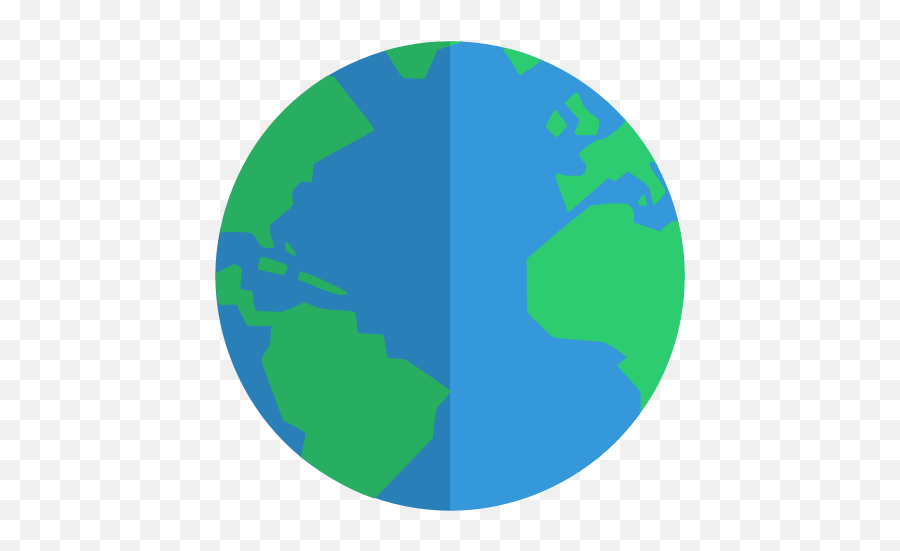 Globe Icon - Earth Flat Icon Png Emoji,Globe Emoji Png